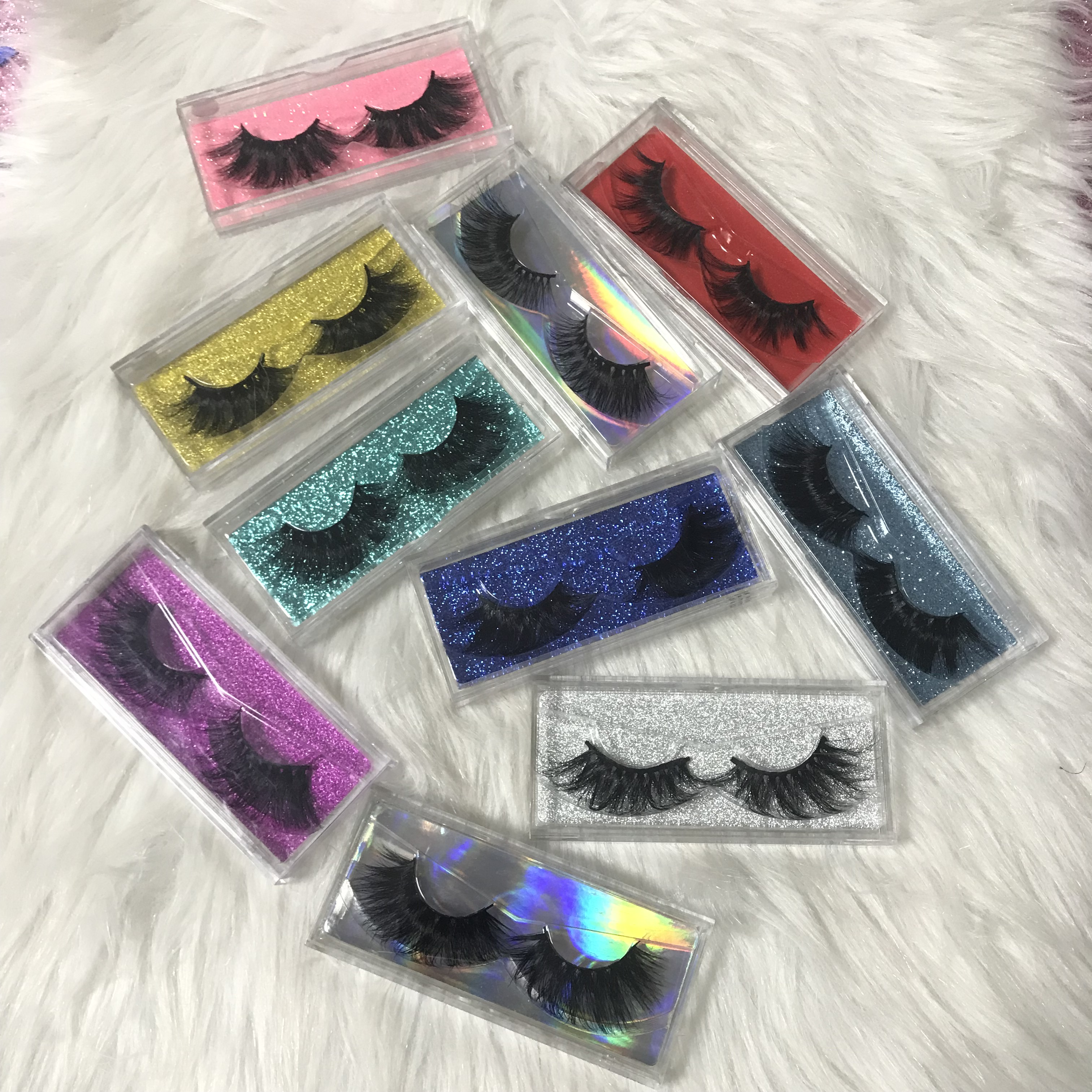 mink 3d/ F lashes & mink 4d/ 5d/ 6d lashes with regular box,Mink Lashes