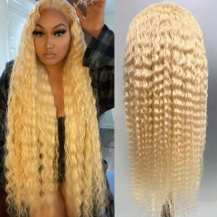 613 blonde Lace wig (about 150% density)